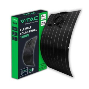 V-TAC VT-10100 pannello solare fotovoltaico flessibile 100W - compatibile solo con MICROINVERTER - modulo solare pieghevole - sku 11568